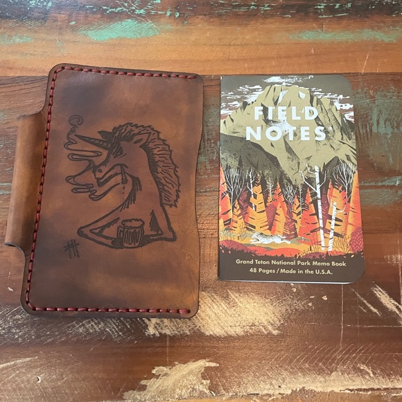 Handmade Field Notes Notebook sleeve - Picture 2 of 8